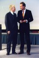Lars Conrad mit Bundespr�sident Johannes Rau