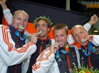 Lars Conrad holt Silber mit der 4x100 Lagen Staffel